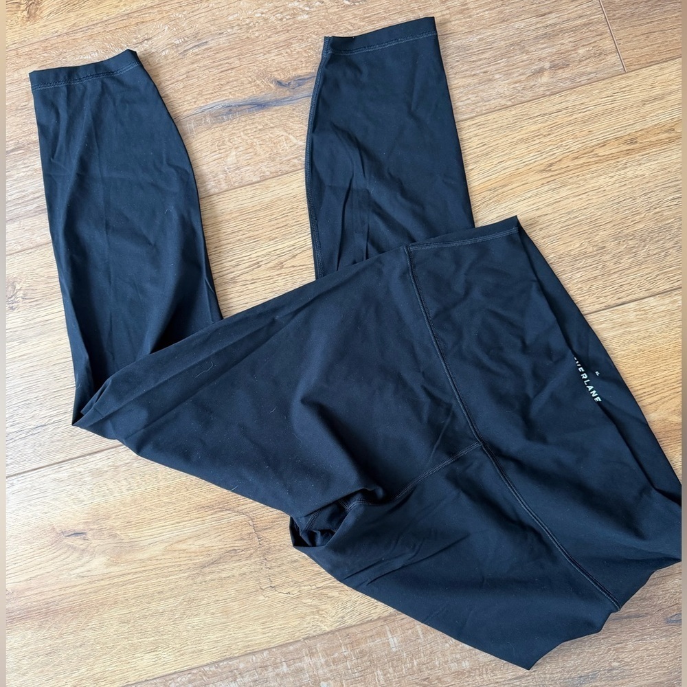 Everlane Black Performance Leggings Ankle Recycled Nylon Machine Wash/ XLG